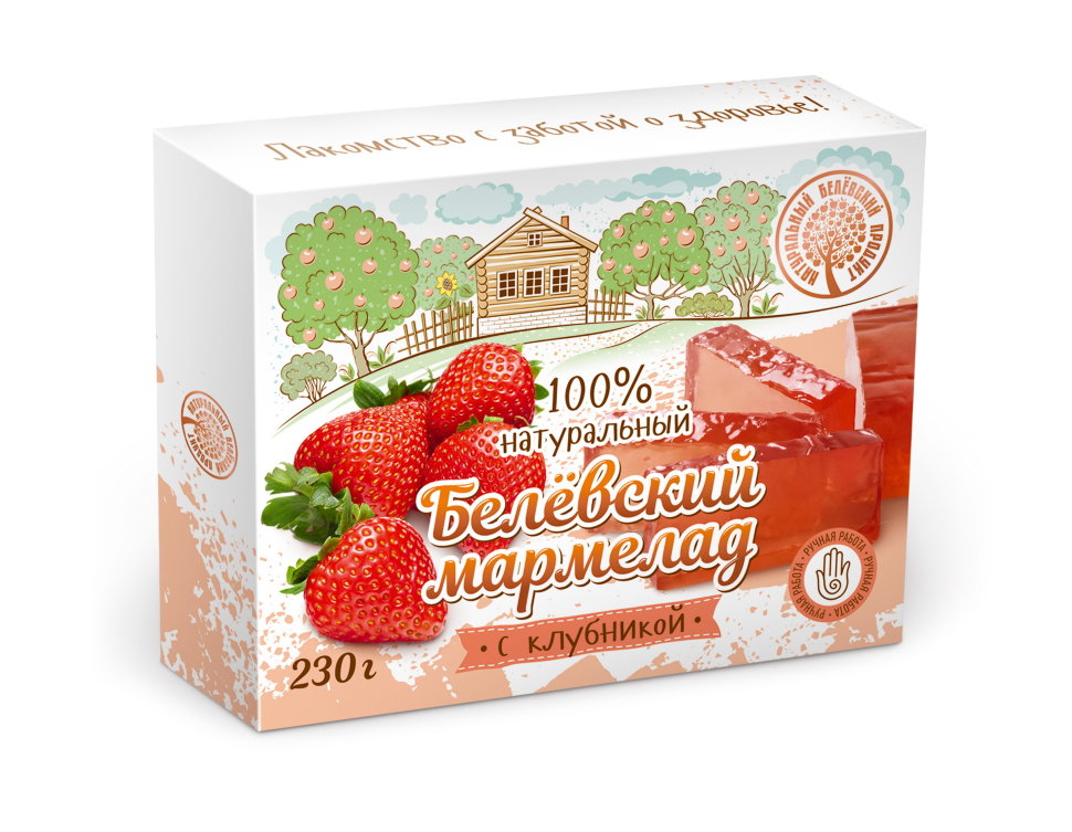  Мармелад белевский "Клубника" 230г в Первоуральске